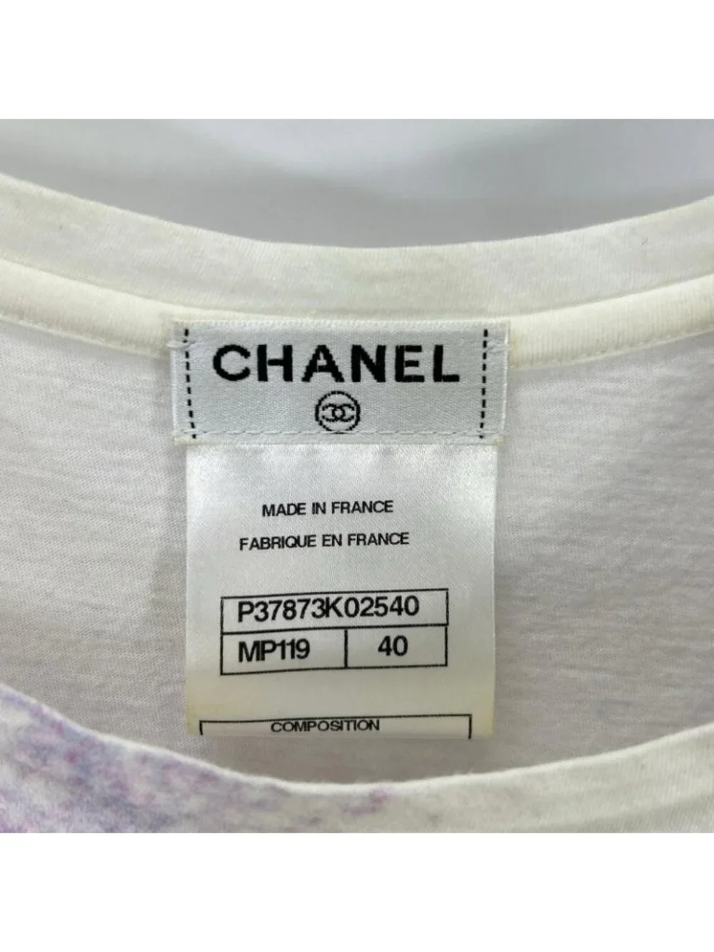 Chanel Coco Mademoiselle Graphic T-Shirt 40